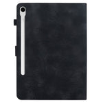 Til Samsung Galaxy Tab S9 / S7 / S8 etui PU-læder+TPU Lily Flower tabletstativ cover