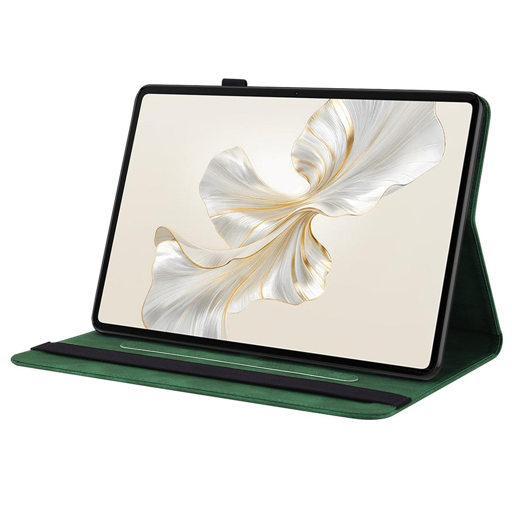 For Honor Pad 9 Case Butterfly Flower Leather Flip Card Slots Tablet Cover