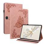 For Honor Pad 9 Case Butterfly Flower Leather Flip Card Slots Tablet Cover