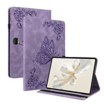 For Honor Pad 9 Case Butterfly Flower Leather Flip Card Slots Tablet Cover