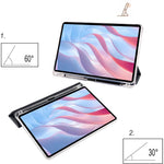 For Xiaomi Redmi Pad Pro / Redmi Pad Pro 5G / Poco Pad Case with Pen Slot Tri-Fold Stand Leather Tablet Cover Auto Wake / Sleep