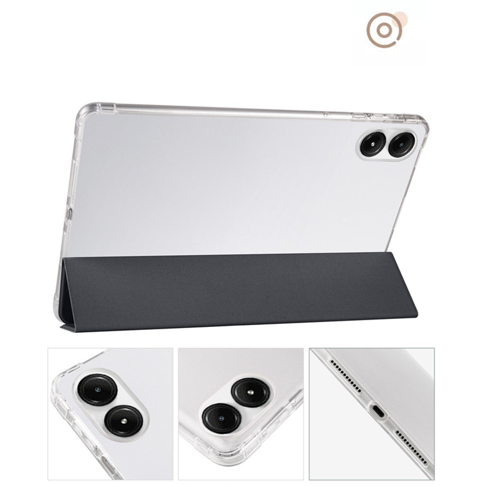 For Xiaomi Redmi Pad Pro / Redmi Pad Pro 5G / Poco Pad Case with Pen Slot Tri-Fold Stand Leather Tablet Cover Auto Wake / Sleep