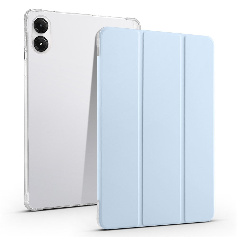 For Xiaomi Redmi Pad Pro / Redmi Pad Pro 5G / Poco Pad Case with Pen Slot Tri-Fold Stand Leather Tablet Cover Auto Wake / Sleep