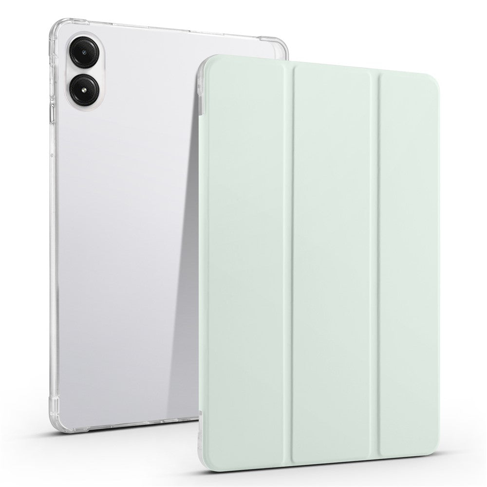 For Xiaomi Redmi Pad Pro / Redmi Pad Pro 5G / Poco Pad Case with Pen Slot Tri-Fold Stand Leather Tablet Cover Auto Wake / Sleep