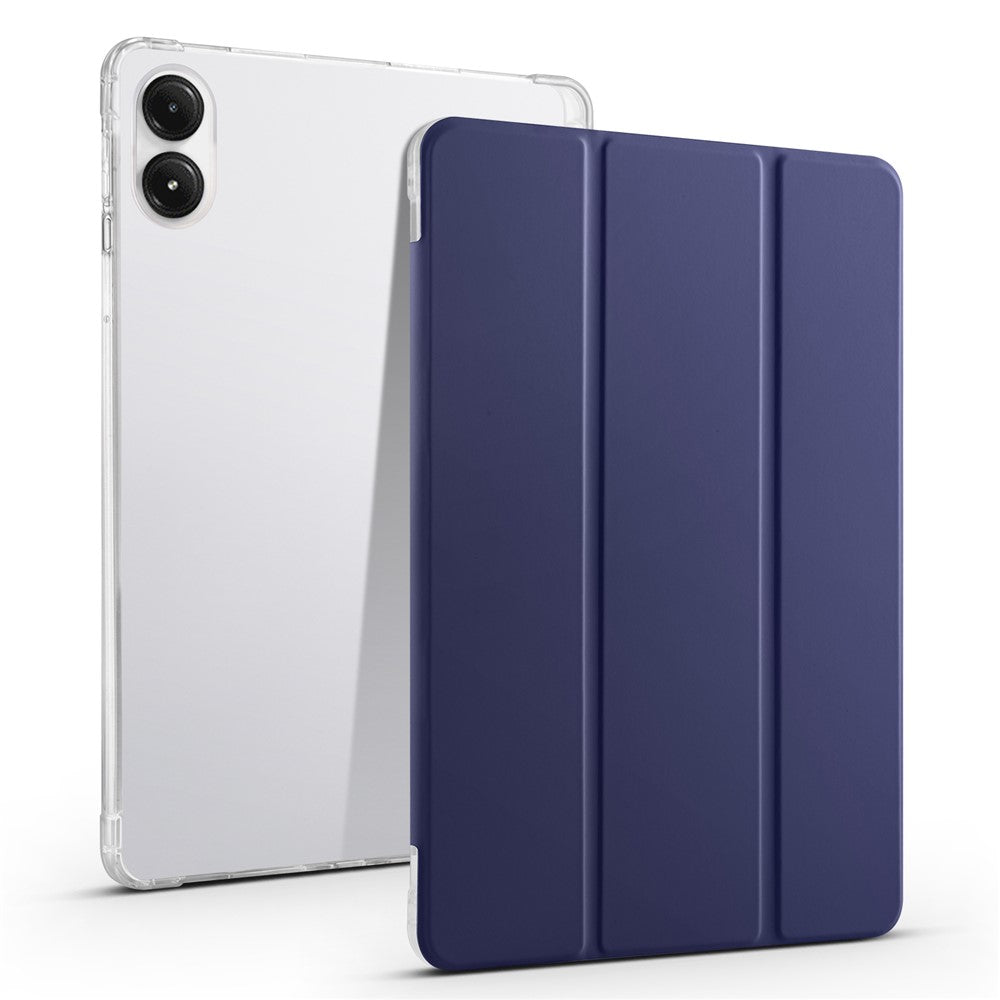 For Xiaomi Redmi Pad Pro / Redmi Pad Pro 5G / Poco Pad Case with Pen Slot Tri-Fold Stand Leather Tablet Cover Auto Wake / Sleep