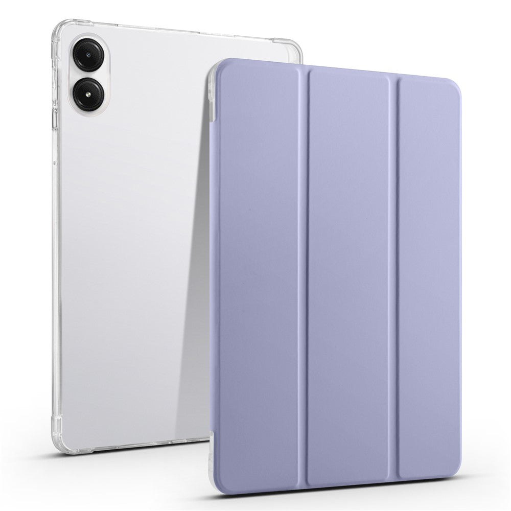 For Xiaomi Redmi Pad Pro / Redmi Pad Pro 5G / Poco Pad Case with Pen Slot Tri-Fold Stand Leather Tablet Cover Auto Wake / Sleep