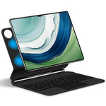 For Huawei MatePad Pro 13.2 Magnetic Floating Bluetooth-compatible Keyboard + Leather Tablet Case