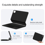For Huawei MatePad Pro 13.2 Magnetic Floating Bluetooth-compatible Keyboard + Leather Tablet Case