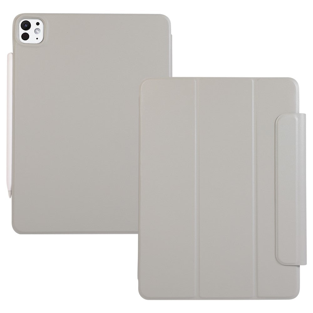 For iPad Pro 13 (2025) / 13 (2024) Case PU Leather Tablet Protective Cover Magnetic Clasp Stand