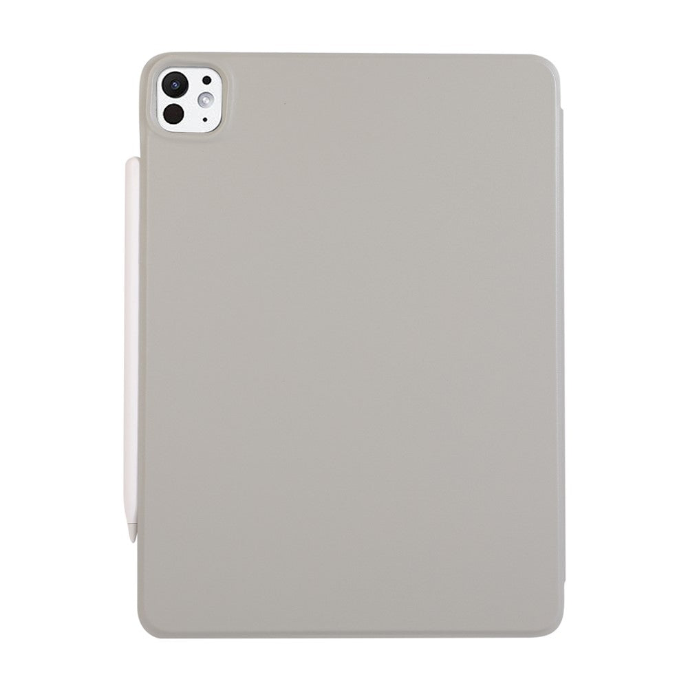 For iPad Pro 13 (2025) / 13 (2024) Case PU Leather Tablet Protective Cover Magnetic Clasp Stand