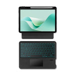 For Huawei MatePad 11.5 S (2026) / (2025) / (2024) Leather Case + Bluetooth-compatible Keyboard with Backlight Trackpad