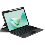For Huawei MatePad 11.5 S (2026) / (2025) / (2024) Leather Case + Bluetooth-compatible Keyboard with Backlight Trackpad
