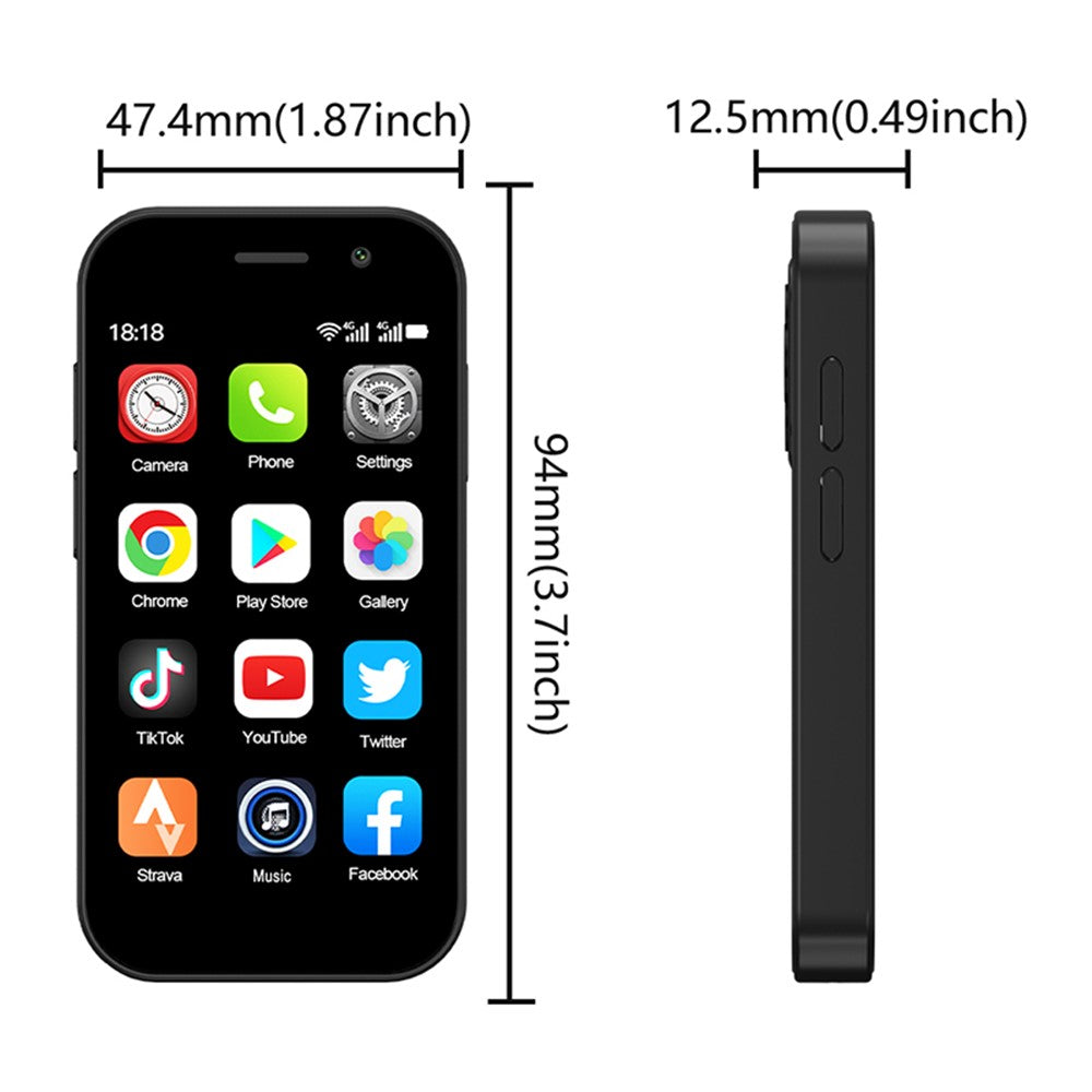 KING8000 3-Inch 2+16GB Dual SIM Ultra Mini 4G Smartphone