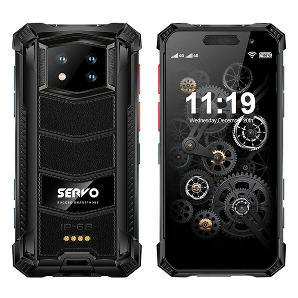 SERVO KING7000 Rugged Mini Smart Phone 4G Global 3.5-inch 6GB RAM + 128GB ROM Android 10 System