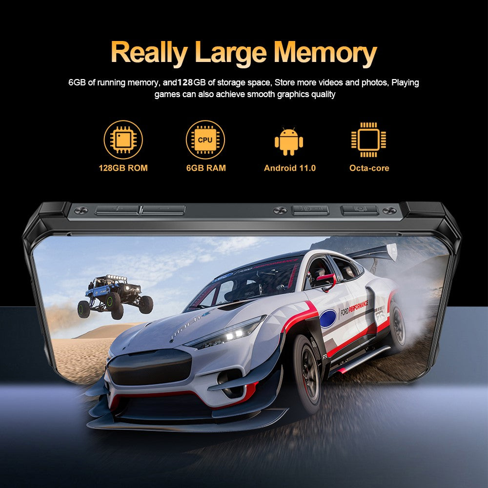SERVO KING7000 Rugged Mini Smart Phone 4G Global 3.5-inch 6GB RAM + 128GB ROM Android 10 System