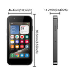SERVO KING1000 3.0-inch Smartphone 2+16GB Dual SIM 5MP Camera 3G Mini Cellphone