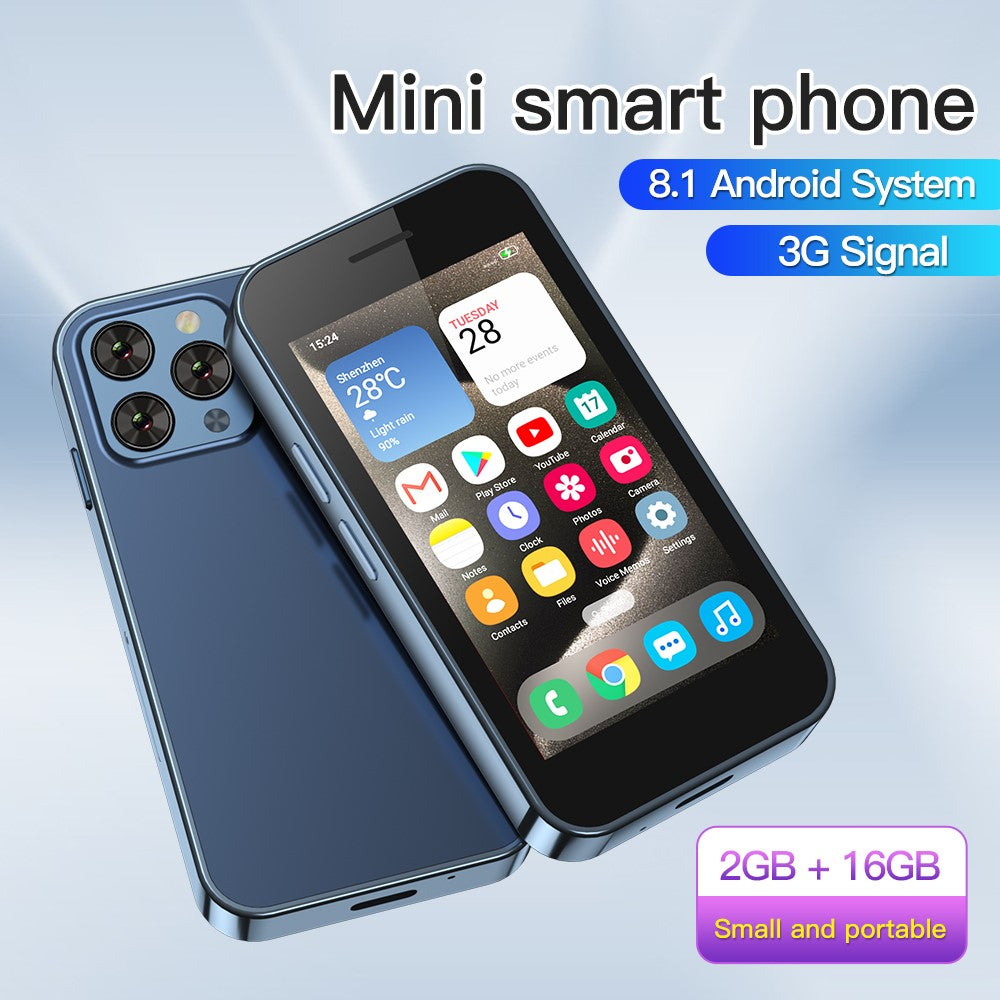 SERVO KING1000 3.0-inch Smartphone 2+16GB Dual SIM 5MP Camera 3G Mini Cellphone