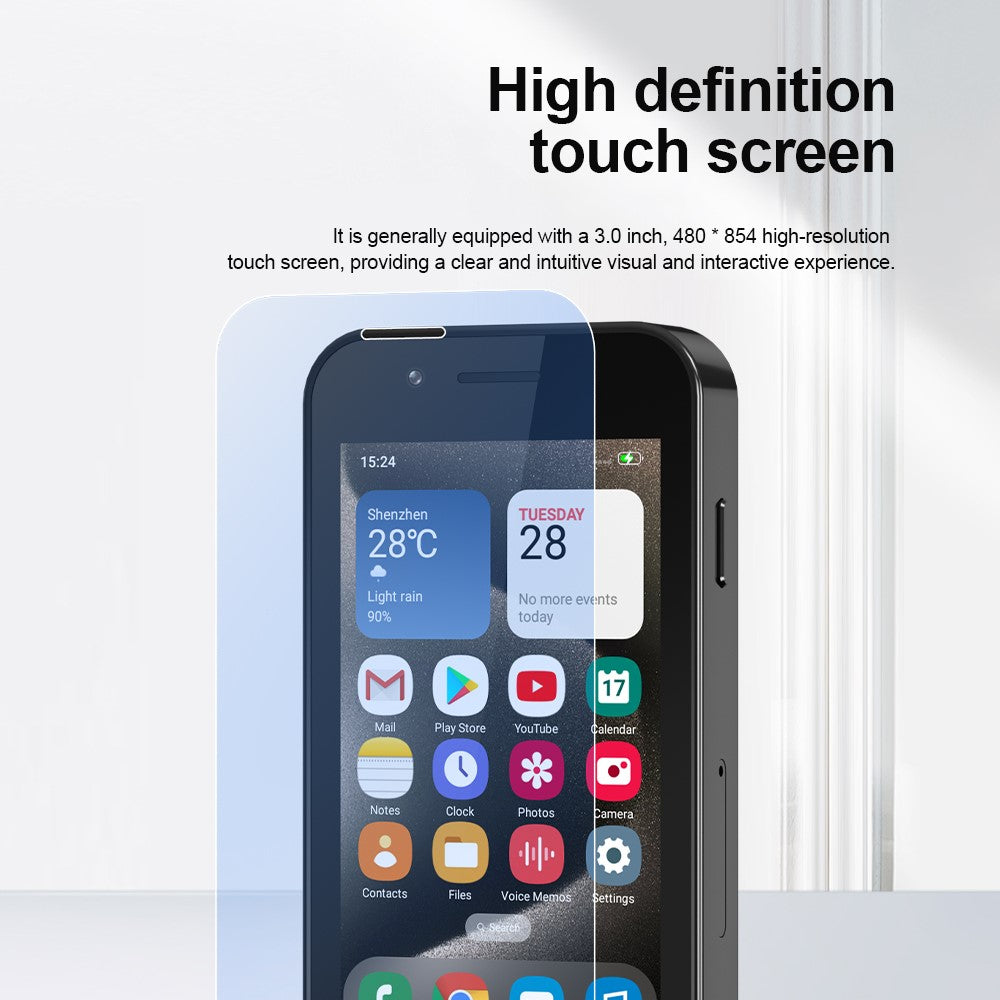 SERVO KING1000 3.0-inch Smartphone 2+16GB Dual SIM 5MP Camera 3G Mini Cellphone