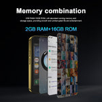SERVO KING2000 3.0-inch Android 8.1 Smartphone 2+16GB Dual SIM 5MP Camera Mini 3G Cellphone