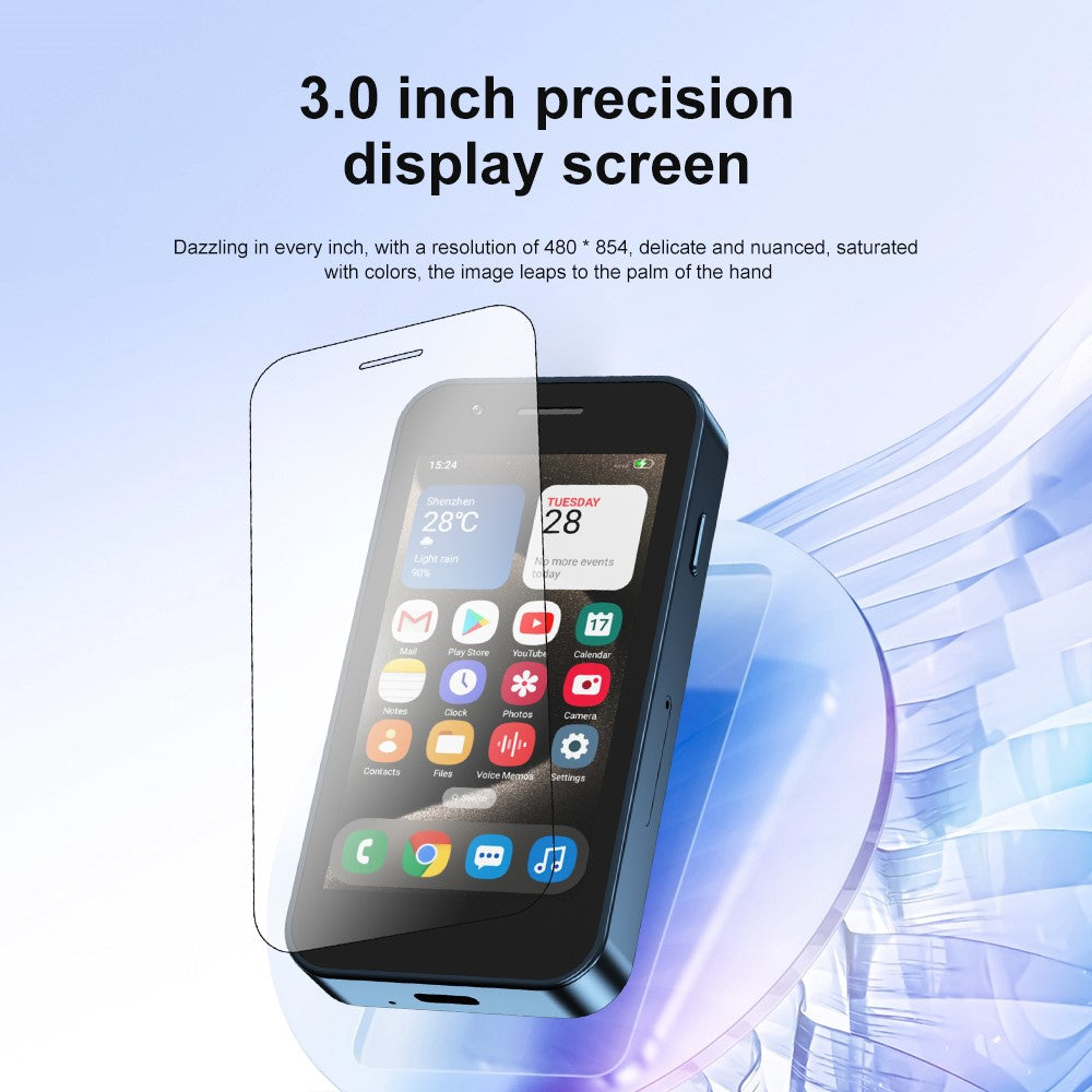 SERVO KING2000 3.0-inch Android 8.1 Smartphone 2+16GB Dual SIM 5MP Camera Mini 3G Cellphone