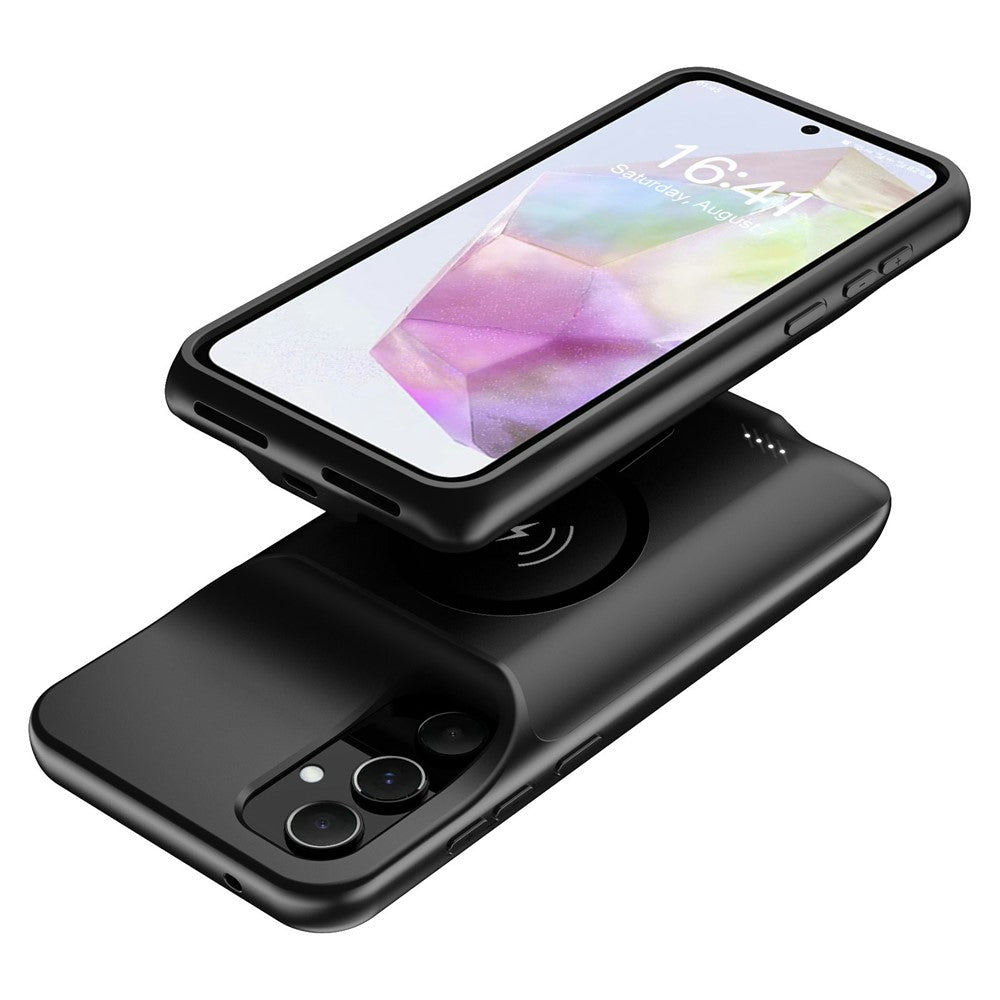 Battery Case For Samsung Galaxy A34 5G 10000mAh Extended Portable Battery Pack Magnetic Case
