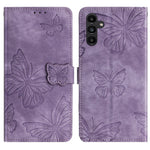 Til Samsung Galaxy A36 5G Etui Sommerfugledesign Flip Wallet Læder Telefoncover Skin-Touch