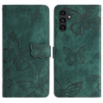 Til Samsung Galaxy A36 5G Etui Sommerfugledesign Flip Wallet Læder Telefoncover Skin-Touch