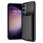 Til Samsung Galaxy S25 TPU Opladercover 6500mAh Batteripakke Genopladelig Powerbank