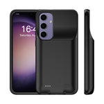 Til Samsung Galaxy S25 TPU Opladercover 6500mAh Batteripakke Genopladelig Powerbank