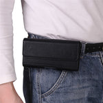 7.2 inch Waist Bag for Huawei Mate 20 X / Honor X20 Max / Meizu Note 22 Horizontal Elastic Phone Holster with Card Slot