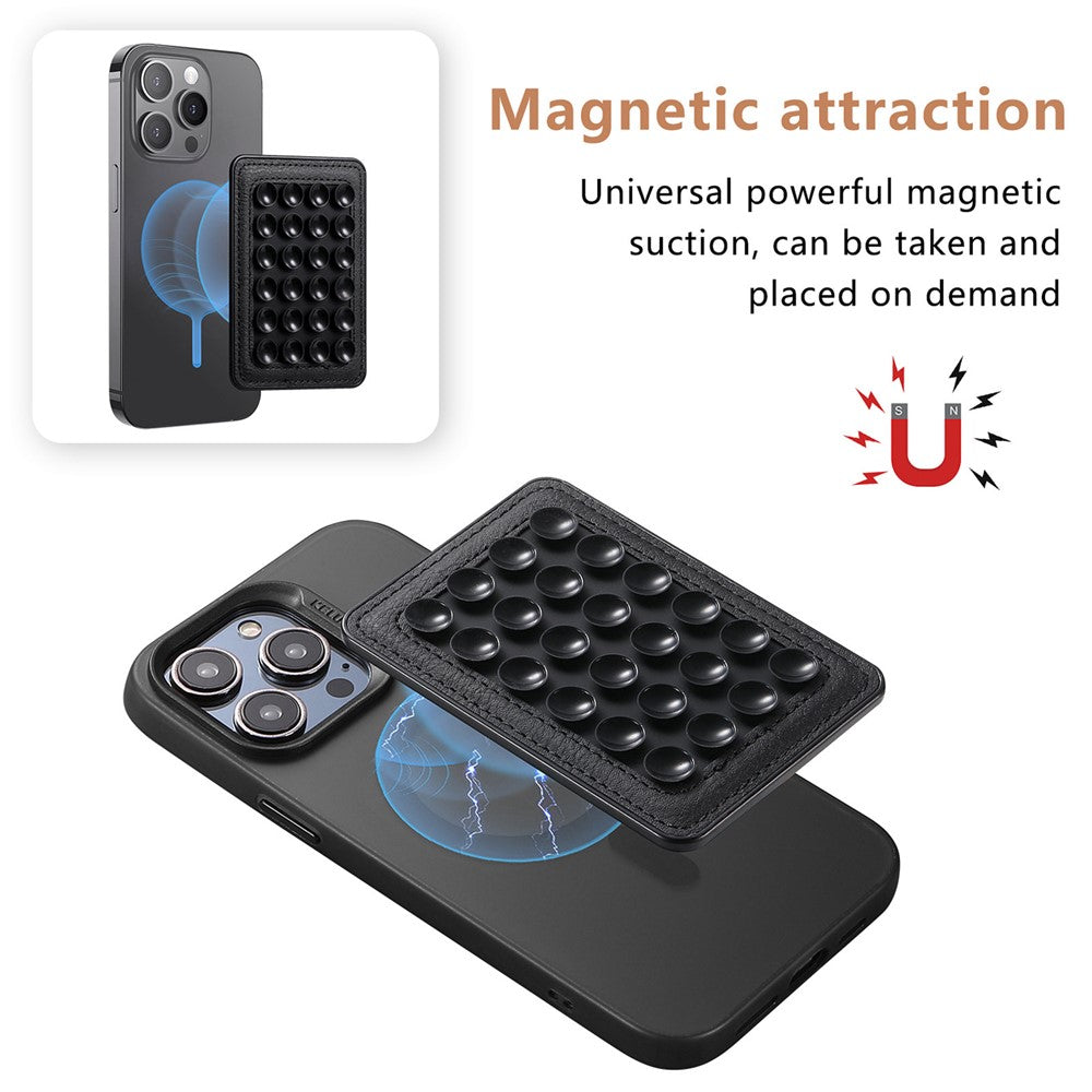 MC-W18 Magnetic Phone Back Stand Silicone Suction Cup Phone Mount