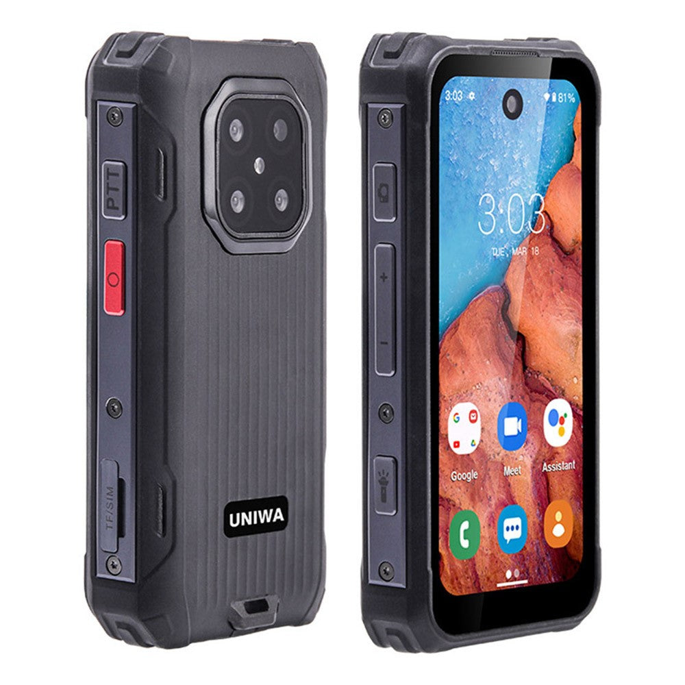 UNIWA R4002 Android 12 4G Smartphone 6GB + 128GB 3,88 Tums Robust Trippelskyddad Minimobil