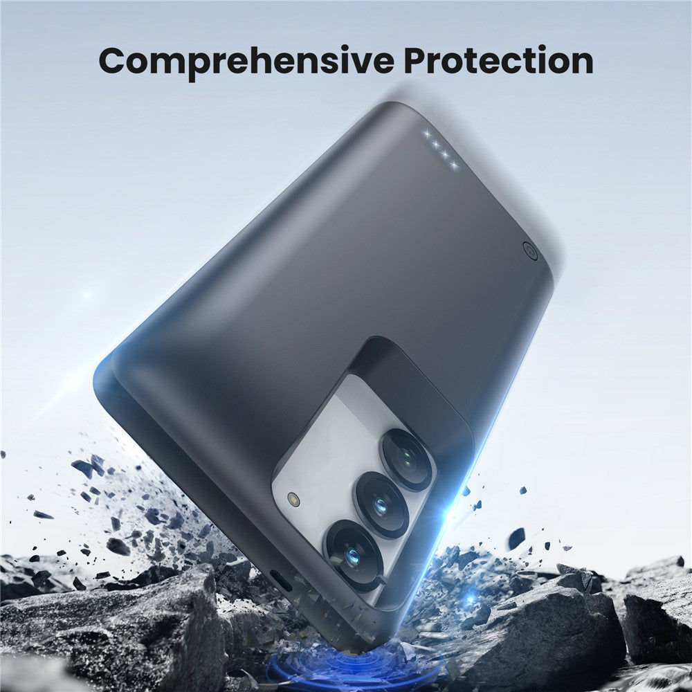 TY-118 Til Samsung Galaxy S23+ / S22+ 5G 10000mAh Battericover Power Bank Bærbar Oplader Beskyttelsesetui