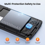 TY-118 För Samsung Galaxy S25 / S24 10000mAh Batterifodral Powerbank Bärbar Laddare Skyddsfodral