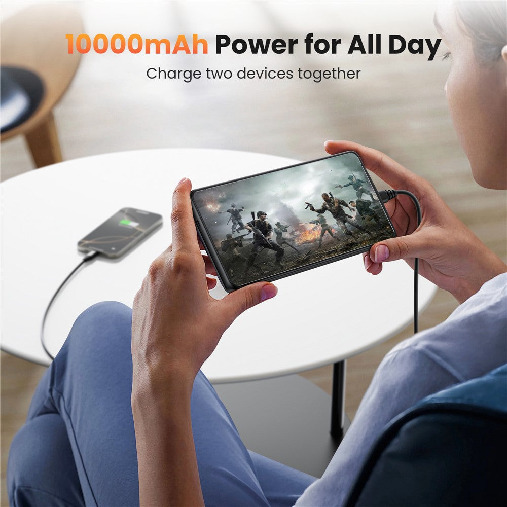 TY-118 batterietui-powerbank til Samsung Galaxy S24 Ultra, 10000mAh, bærbar oplader, beskyttelsesetui