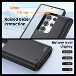 TY-118 batterietui-powerbank til Samsung Galaxy S24 Ultra, 10000mAh, bærbar oplader, beskyttelsesetui