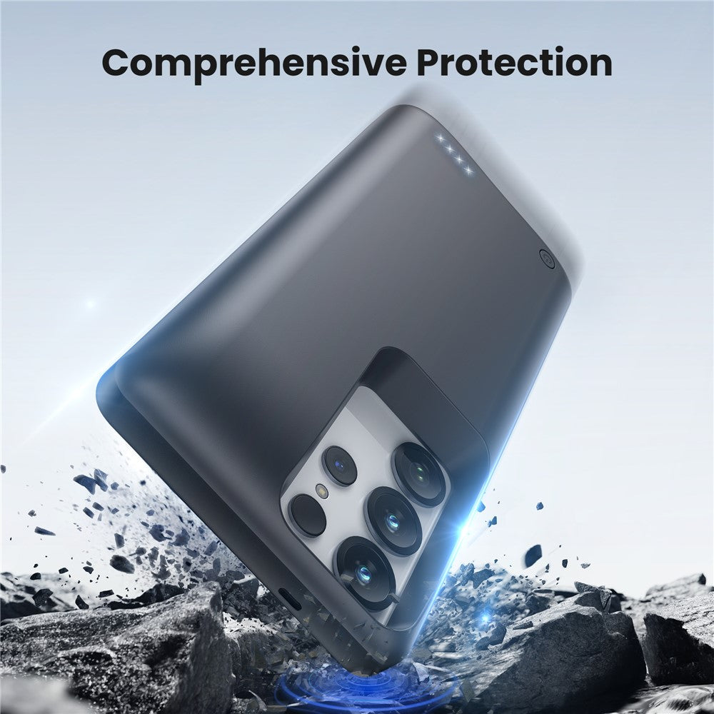 TY-118 batterietui-powerbank til Samsung Galaxy S24 Ultra, 10000mAh, bærbar oplader, beskyttelsesetui