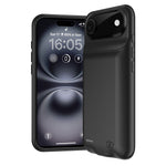 B29 til iPhone Air Battericover, blød TPU-kant, 6000 mAh genopladeligt beskyttende bagcover
