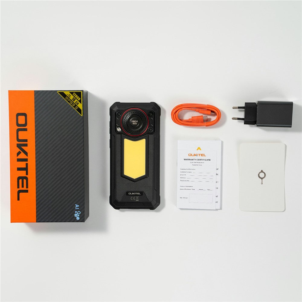OUKITEL WP53S 4G Rugged Smartphone Unisoc T615 6.52 Inch Mobile Phone with 11000mAh Battery, 4+128GB