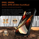 OUKITEL WP53S 4G Rugged Smartphone Unisoc T615 6.52 Inch Mobile Phone with 11000mAh Battery, 4+128GB