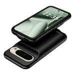 A49 Til Google Pixel 9 / 9 Pro Opladercover med Blød TPU Kant 6000mAh Beskyttende Bagcover