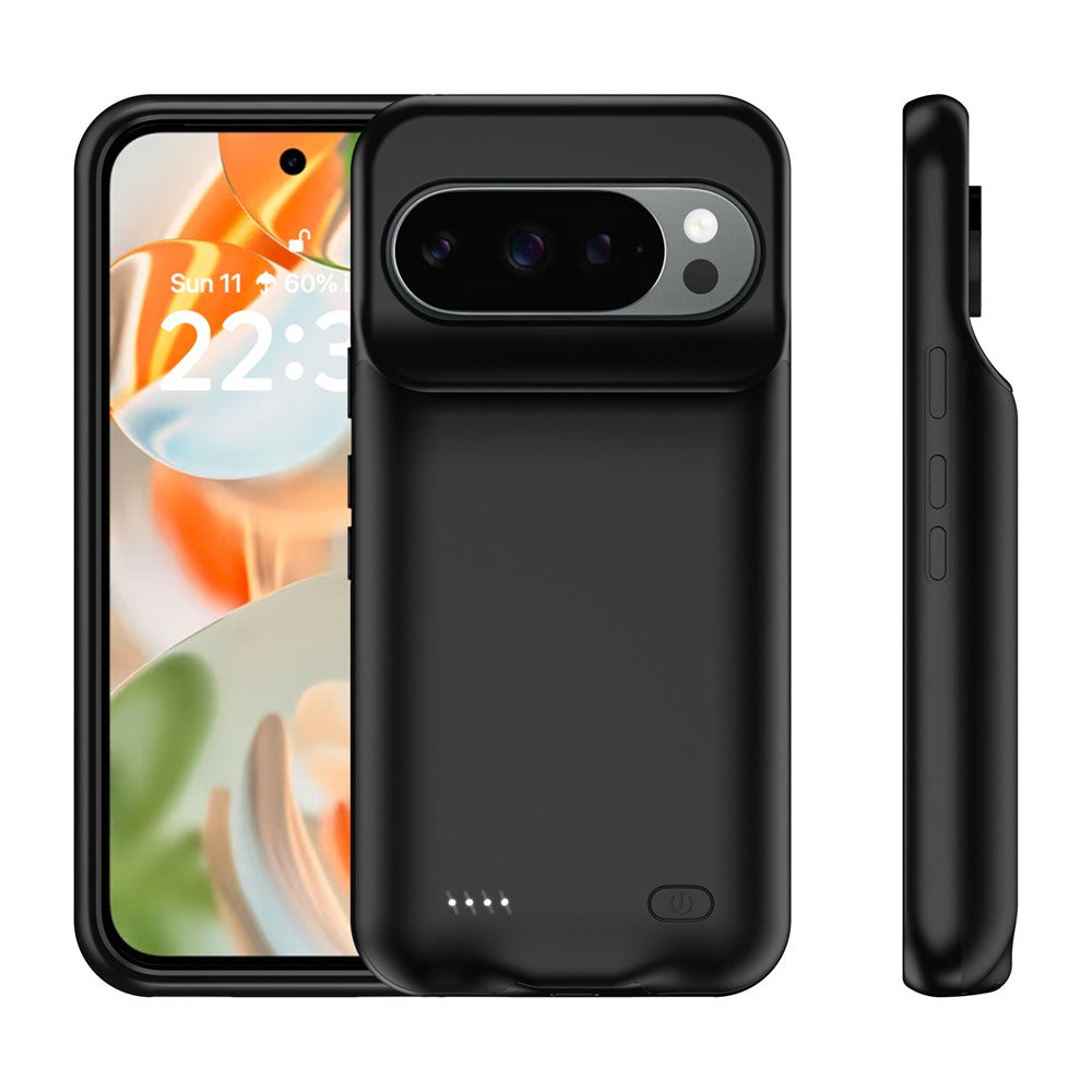 A49S For Google Pixel 10 / 10 Pro Phone Charger Case Soft TPU Edge 6000mAh Protective Back Cover