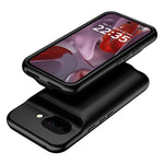 B49 til Google Pixel 9a Telefon Opladercover Blød TPU Kant 6000mAh Beskyttende Bagcover