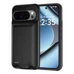 B49S For Google Pixel 10 Pro XL / 9 Pro XL Phone Charger Case Soft TPU Edge 6000mAh Protective Back Cover