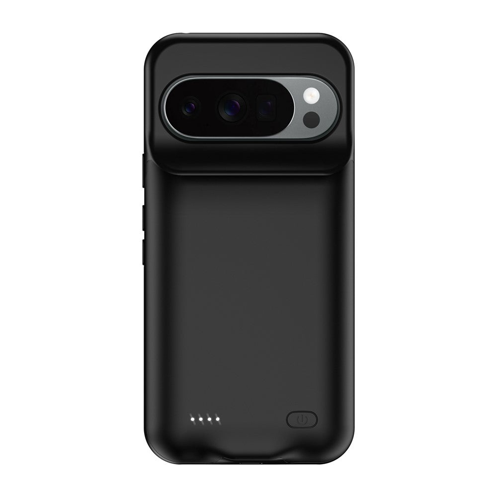 B49S For Google Pixel 10 Pro XL / 9 Pro XL Phone Charger Case Soft TPU Edge 6000mAh Protective Back Cover
