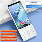 DOOV R70 4 Inch Touch Screen Android 14 4G Smartphone 2600mAh Battery Keypad Cellphone, 6+128GB (without Camera)