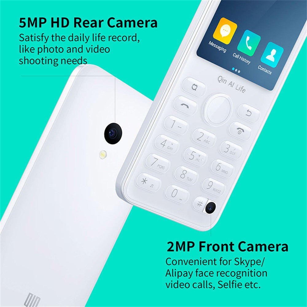 Qin F21 Pro smart knappsatsmobil 5MP bakre + 2MP främre kamera 2,8 tums pekskärm Android 11 mobilmobil, 3GB+32GB