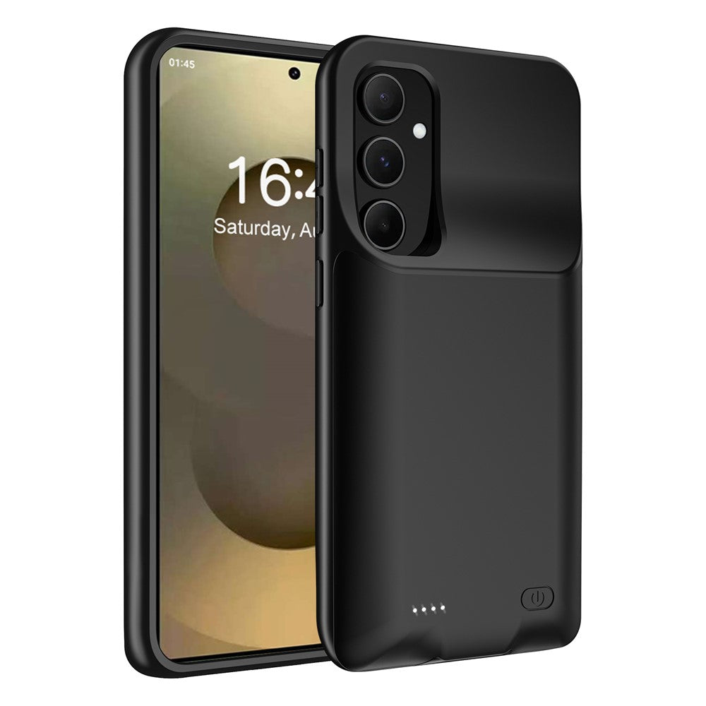 F10 For Samsung Galaxy S26 TPU Charging Case 6000mAh Extended Battery with LED Indicator