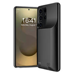 M02 For Samsung Galaxy S26 Ultra TPU Charging Case 6000mAh Extended Battery with LED Indicator