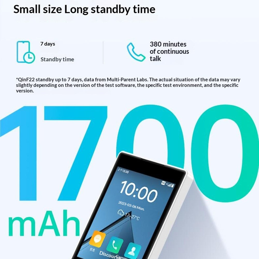 QIN F22 2.8 Inch MTK6739 3GB 32GB 4G Smart Mini Phone Android 11 Touchscreen Smartphone